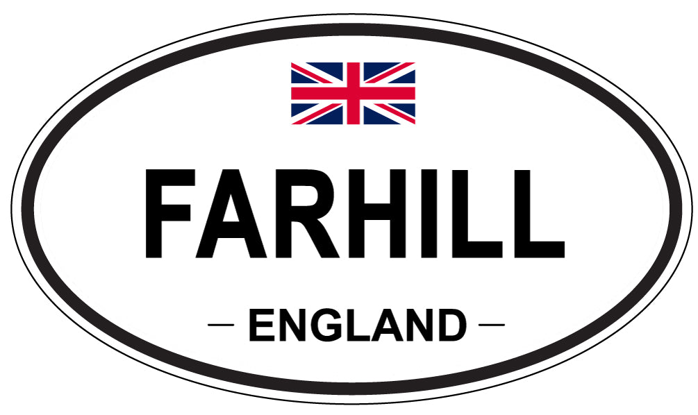 FARHILL, England - Oval Magnet