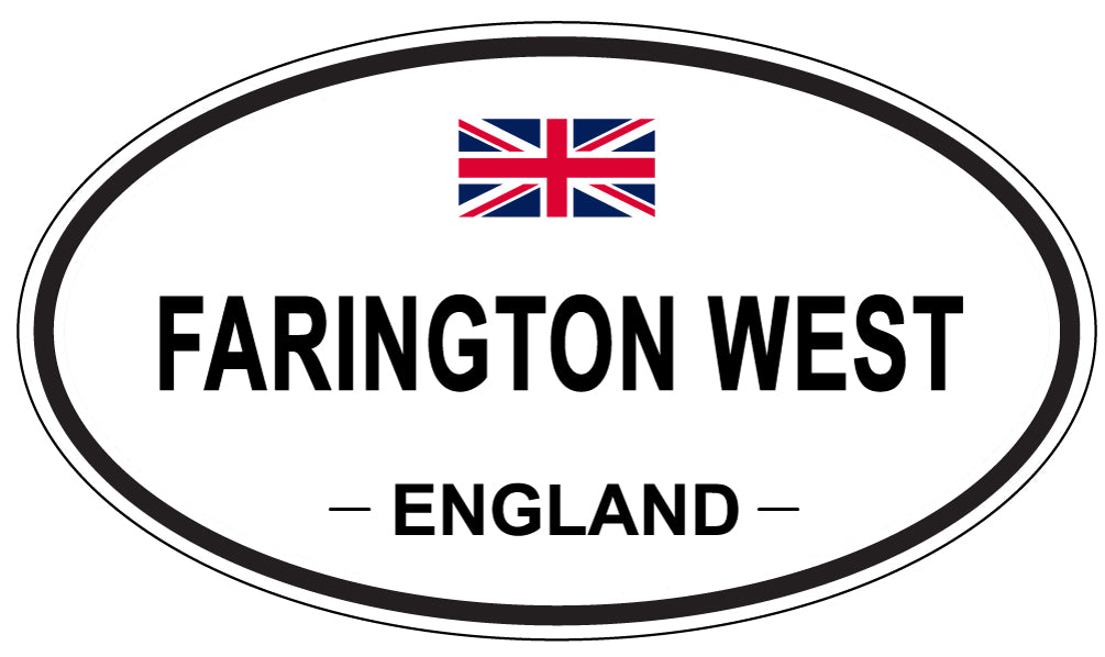 FARINGTON WEST, England - Oval Magnet