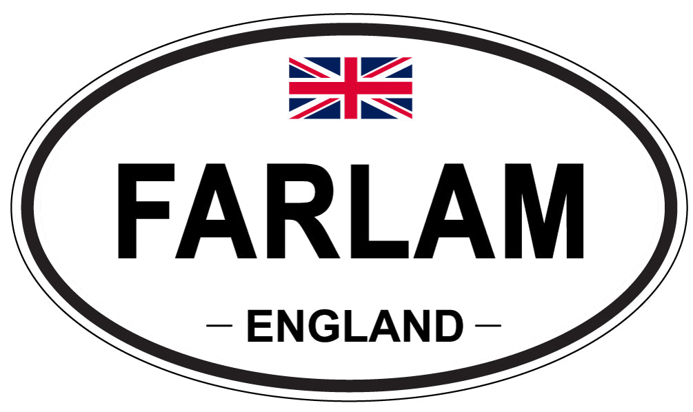 FARLAM, England - Oval Magnet