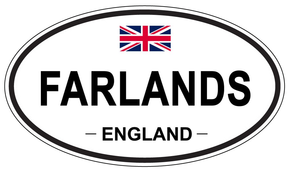 FARLANDS, England - Oval Magnet