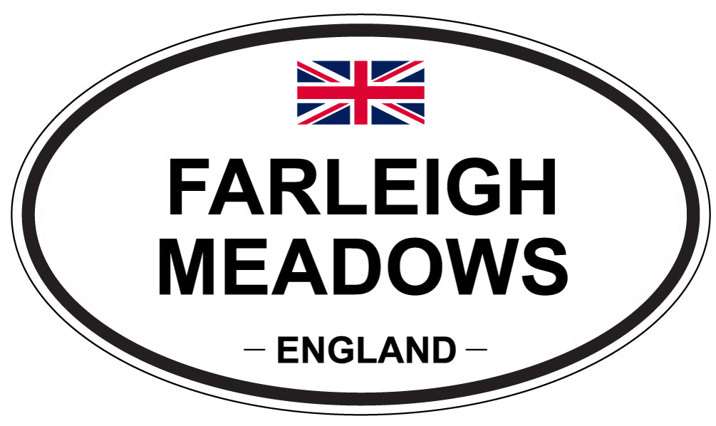 FARLEIGH MEADOWS, England - Oval Magnet