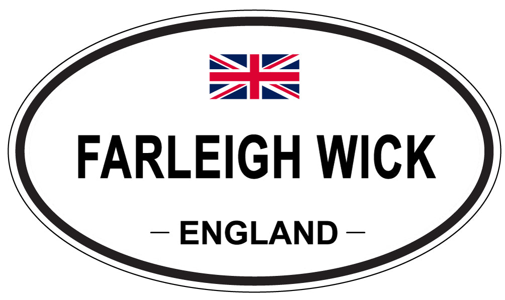 FARLEIGH WICK, England - Oval Magnet