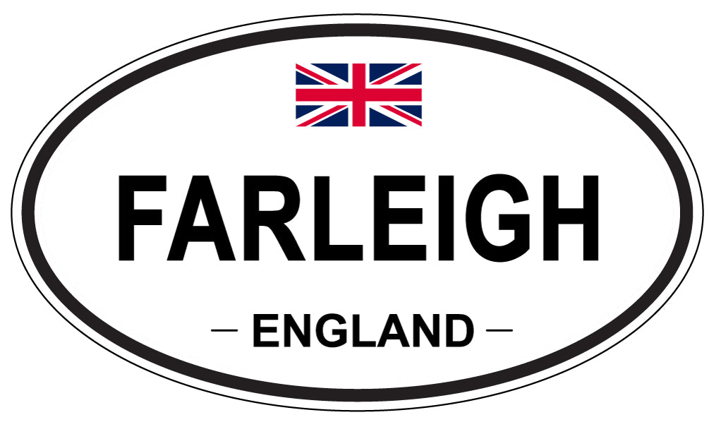 FARLEIGH, England - Oval Magnet