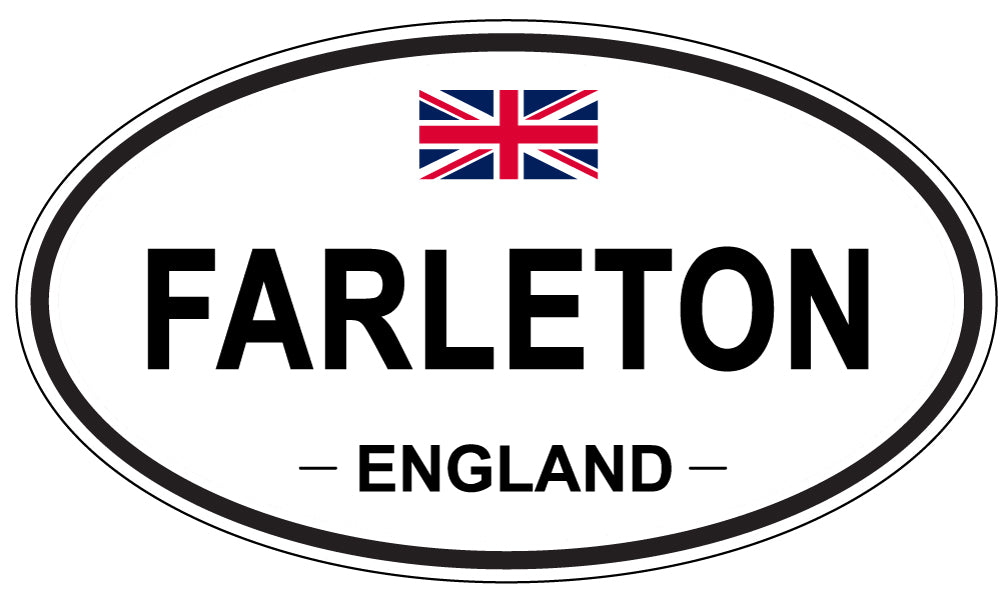 FARLETON, England - Oval Magnet