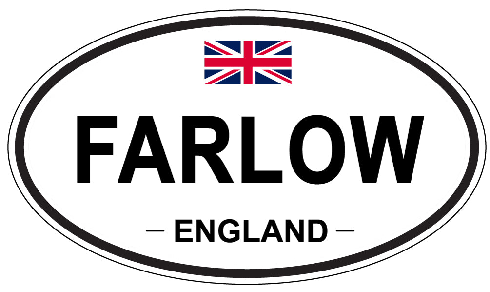 FARLOW, England - Oval Magnet