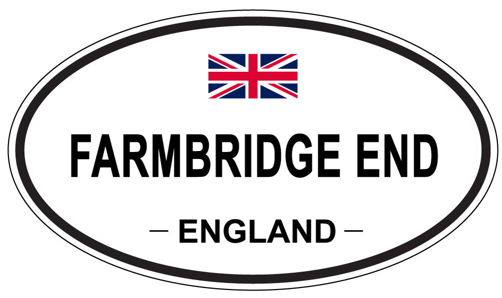 FARMBRIDGE END, England - Oval Magnet