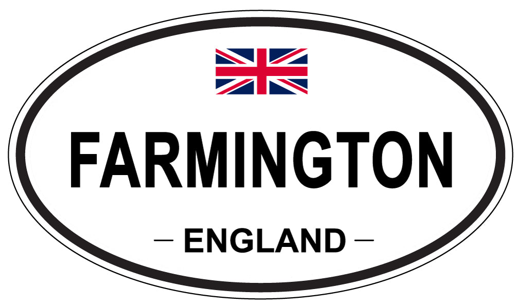 FARMINGTON, England - Oval Magnet