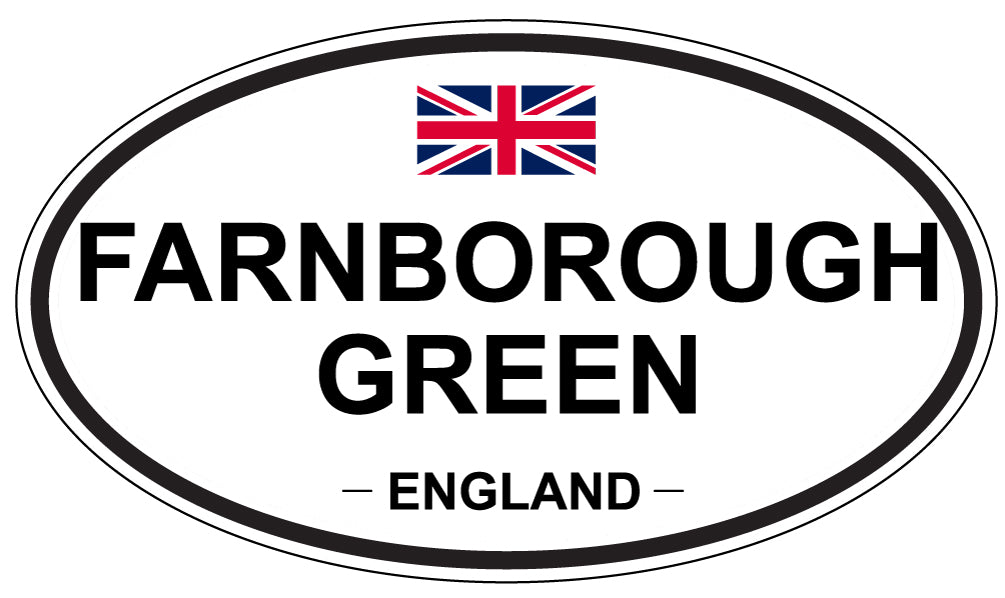 FARNBOROUGH GREEN, England - Oval Magnet