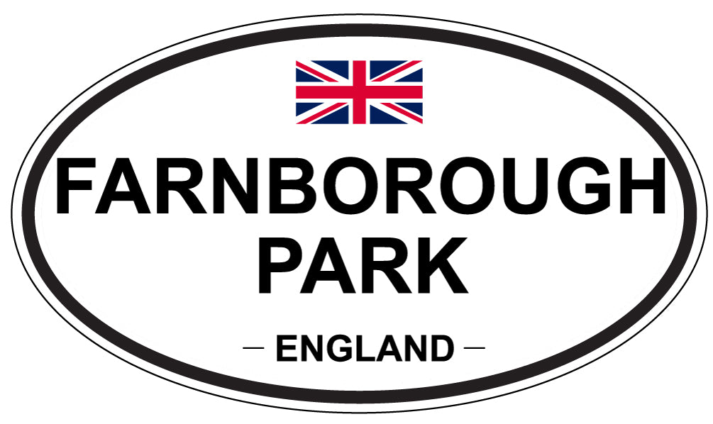 FARNBOROUGH PARK, England - Oval Magnet