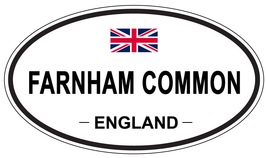 FARNHAM COMMON, England - Oval Magnet
