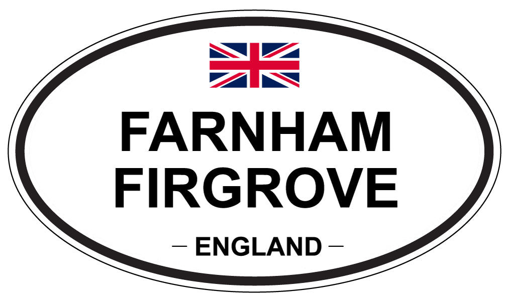 FARNHAM FIRGROVE, England - Oval Magnet