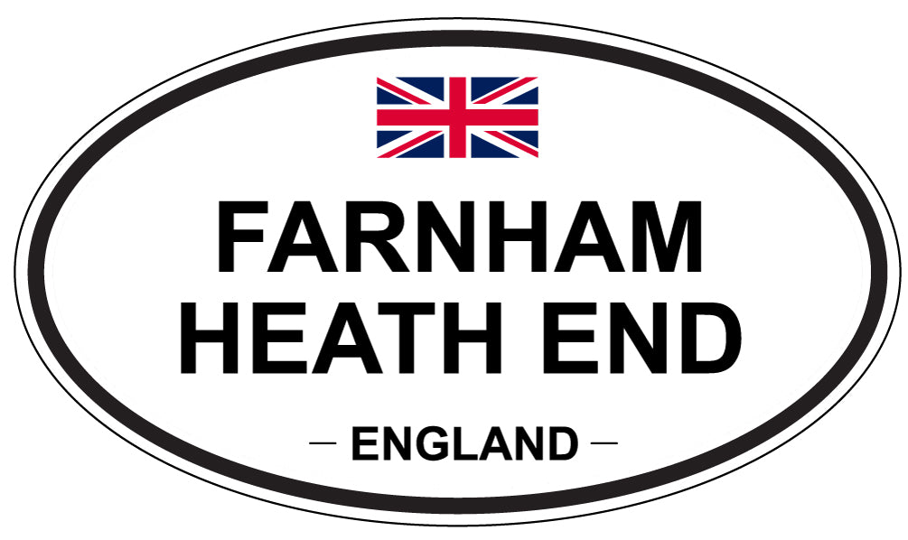 FARNHAM HEATH END, England - Oval Magnet