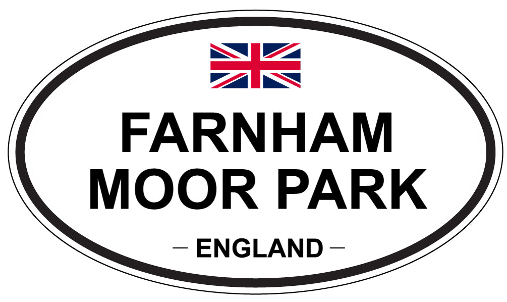 FARNHAM MOOR PARK, England - Oval Magnet