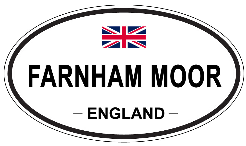 FARNHAM MOOR, England - Oval Magnet