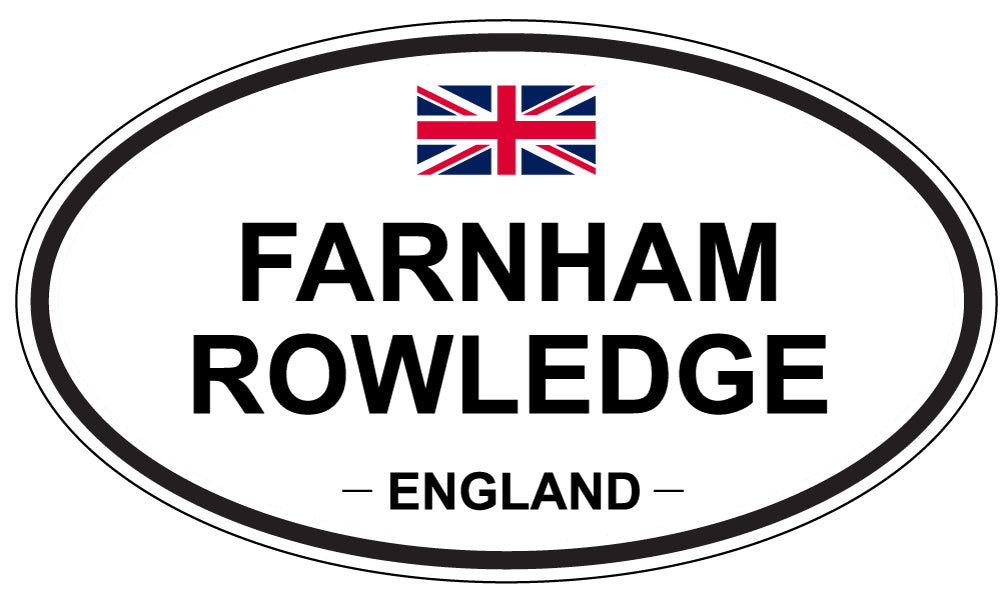 FARNHAM ROWLEDGE, England - Oval Magnet