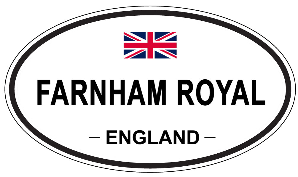FARNHAM ROYAL, England - Oval Magnet
