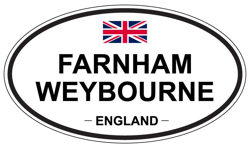 FARNHAM WEYBOURNE, England - Oval Magnet