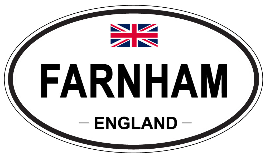 FARNHAM, England - Oval Magnet