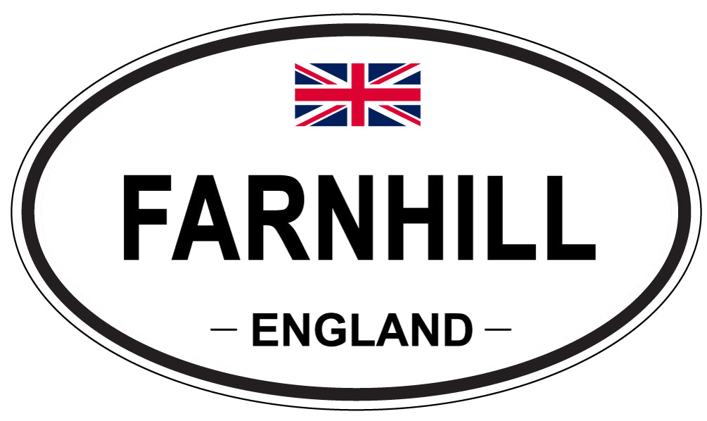 FARNHILL, England - Oval Magnet