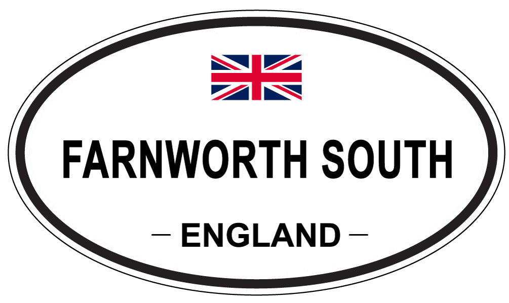 FARNWORTH SOUTH, England - Oval Magnet