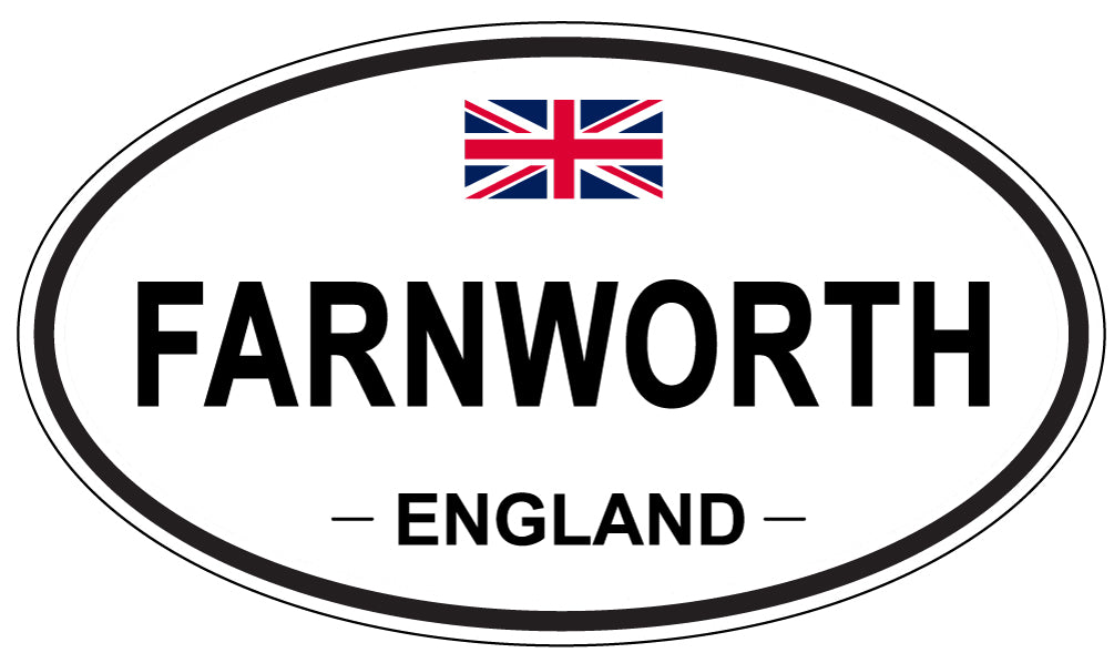FARNWORTH, England - Oval Magnet