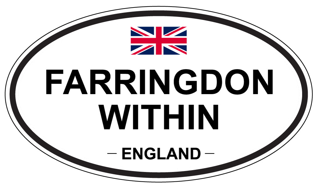 FARRINGDON WITHIN, England - Oval Magnet