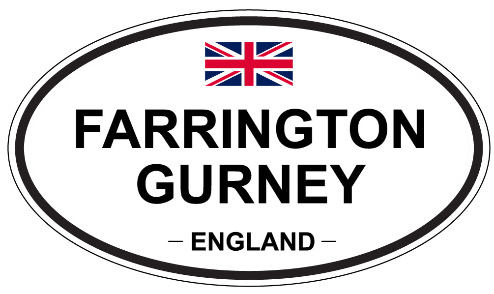 FARRINGTON GURNEY, England - Oval Magnet
