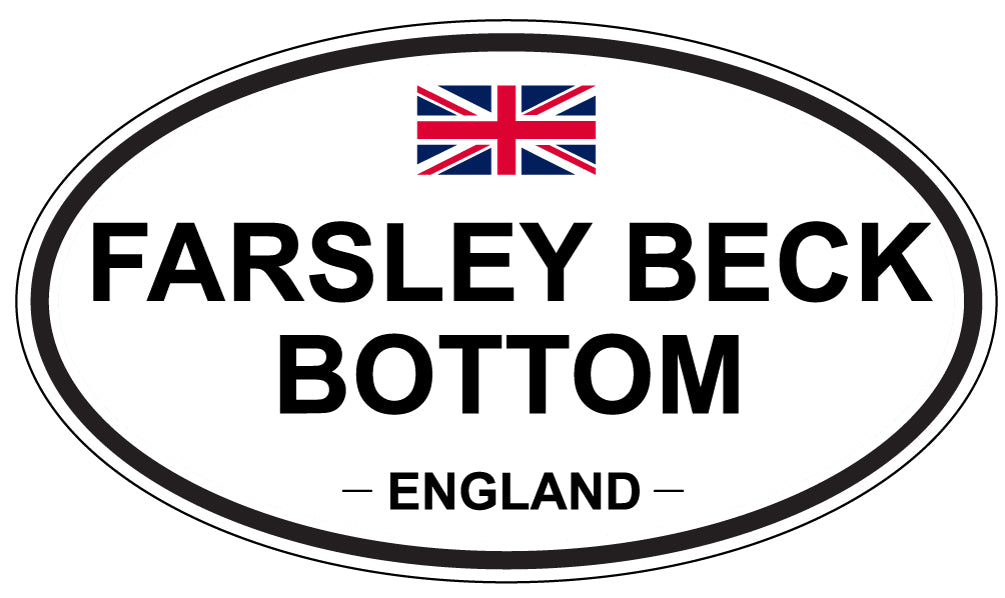 FARSLEY BECK BOTTOM, England - Oval Magnet