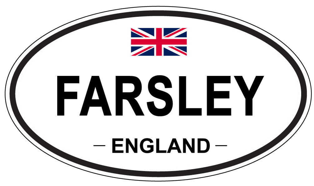 FARSLEY, England - Oval Magnet