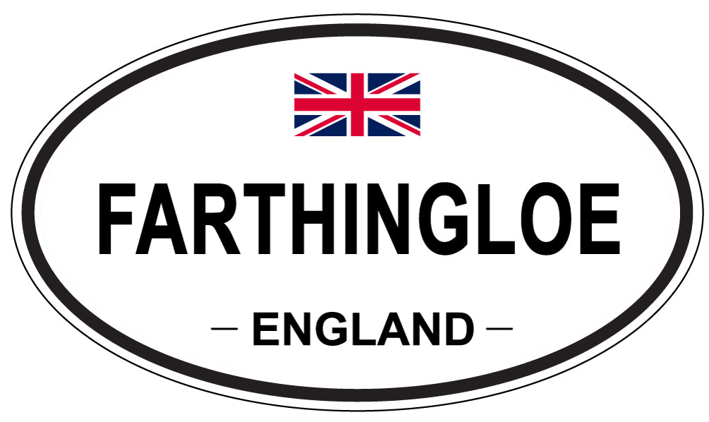 FARTHINGLOE, England - Oval Magnet
