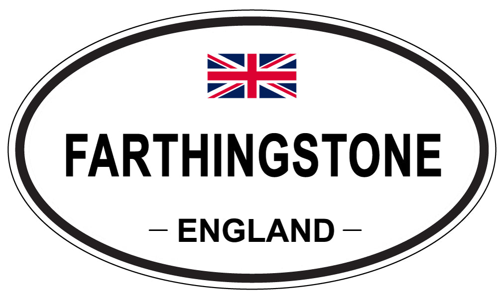 FARTHINGSTONE, England - Oval Magnet
