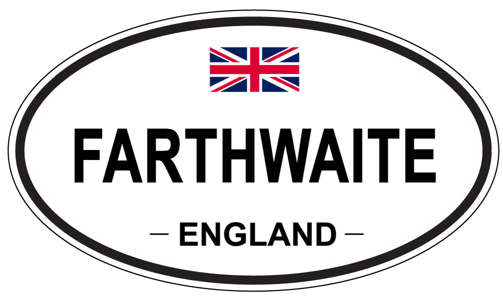 FARTHWAITE, England - Oval Magnet