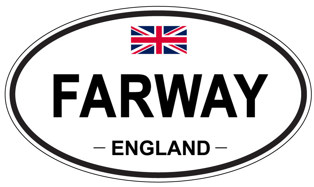 FARWAY, England - Oval Magnet