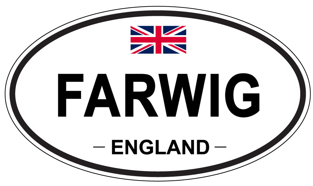 FARWIG, England - Oval Magnet