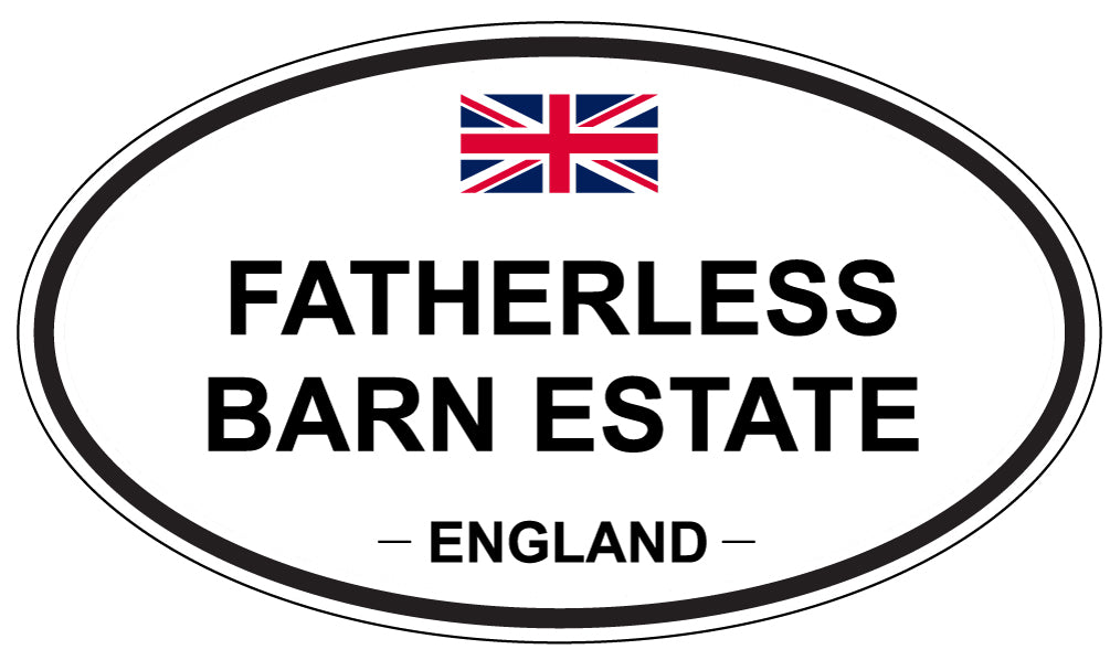 FATHERLESS BARN ESTATE, England - Oval Magnet