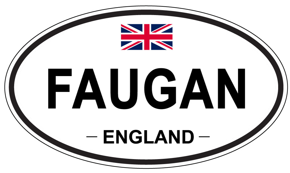 FAUGAN, England - Oval Magnet