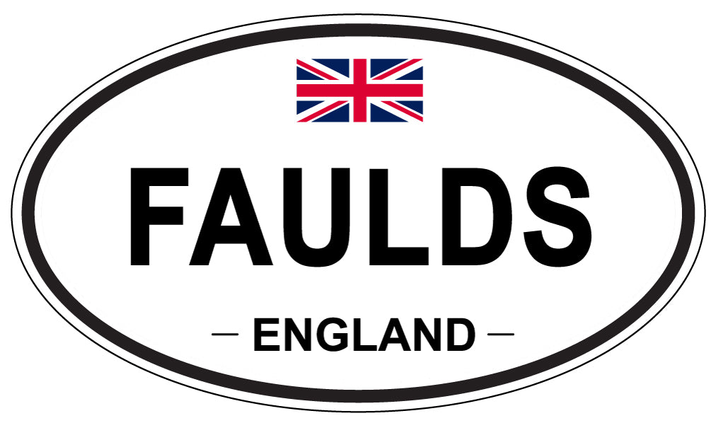 FAULDS, England - Oval Magnet