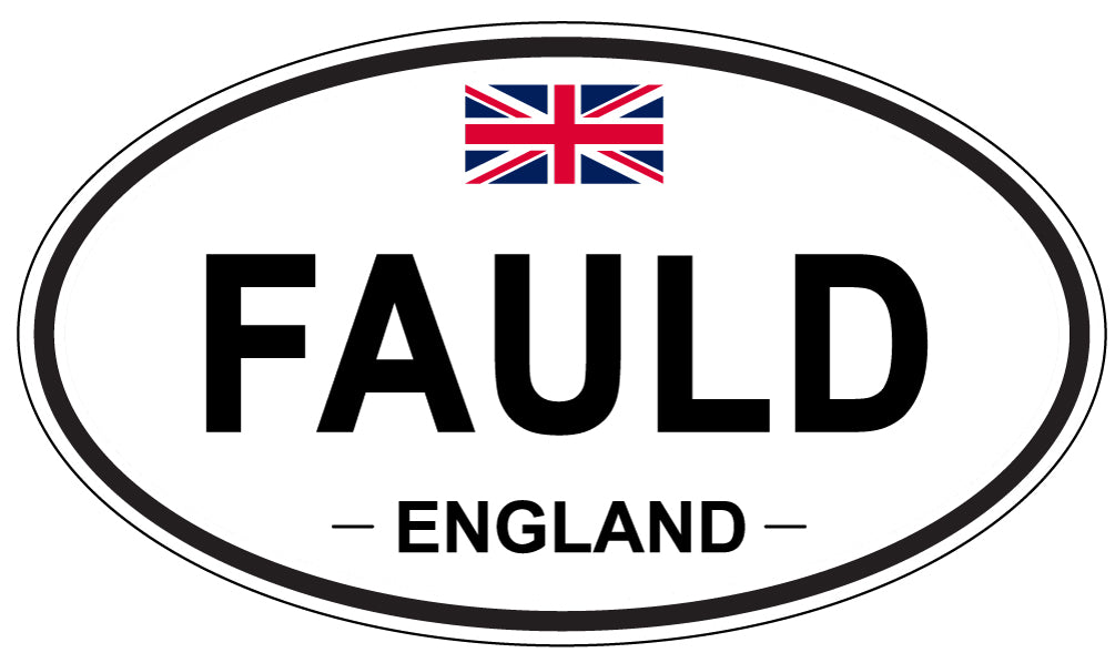 FAULD, England - Oval Magnet