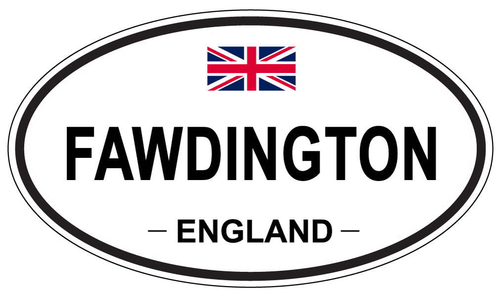 FAWDINGTON, England - Oval Magnet
