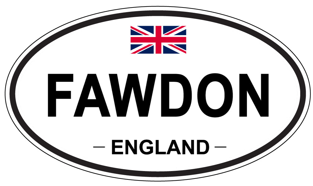 FAWDON, England - Oval Magnet