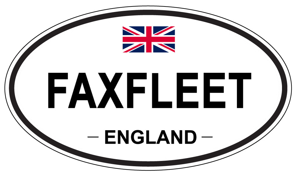 FAXFLEET, England - Oval Magnet
