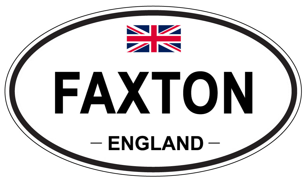 FAXTON, England - Oval Magnet