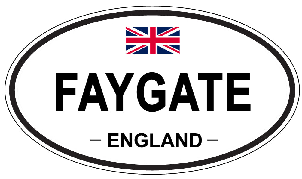 FAYGATE, England - Oval Magnet