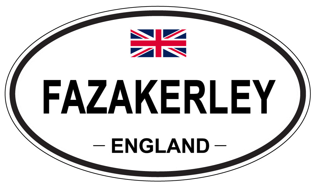 FAZAKERLEY, England - Oval Magnet