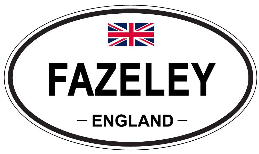 FAZELEY, England - Oval Magnet