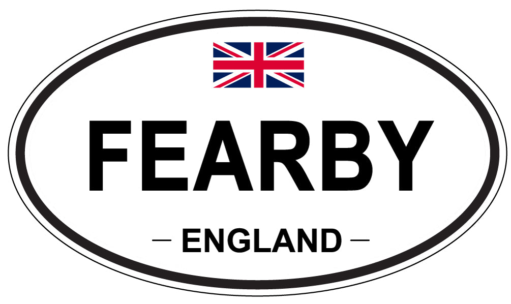 FEARBY, England - Oval Magnet