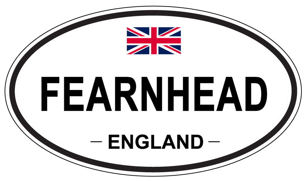 FEARNHEAD, England - Oval Magnet