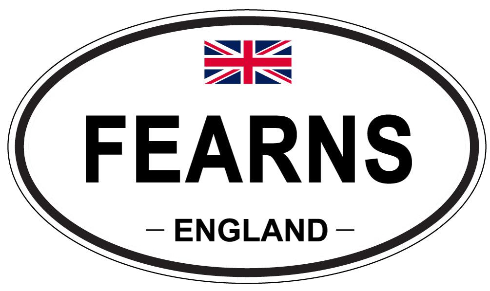 FEARNS, England - Oval Magnet