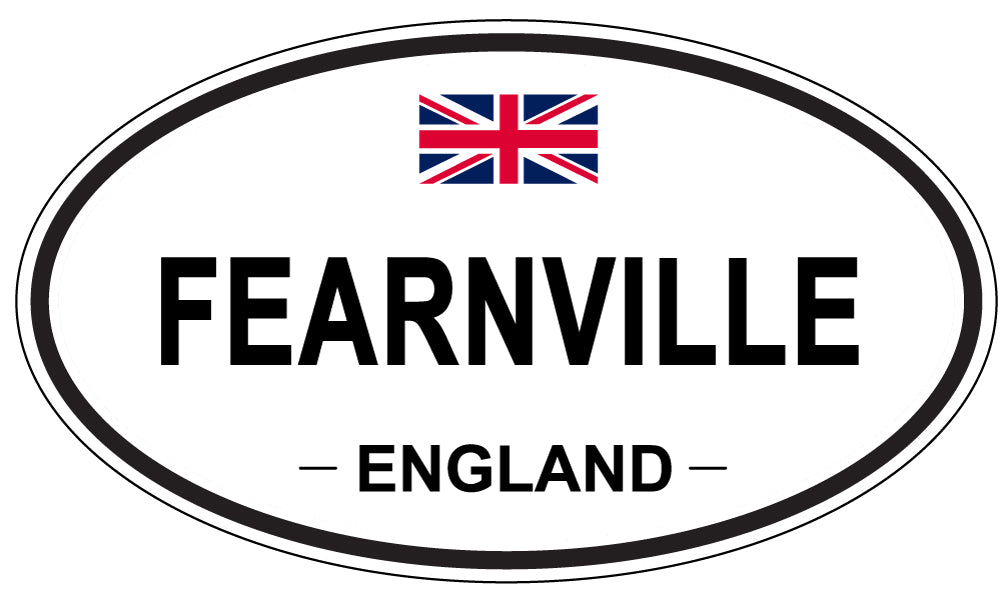 FEARNVILLE, England - Oval Magnet