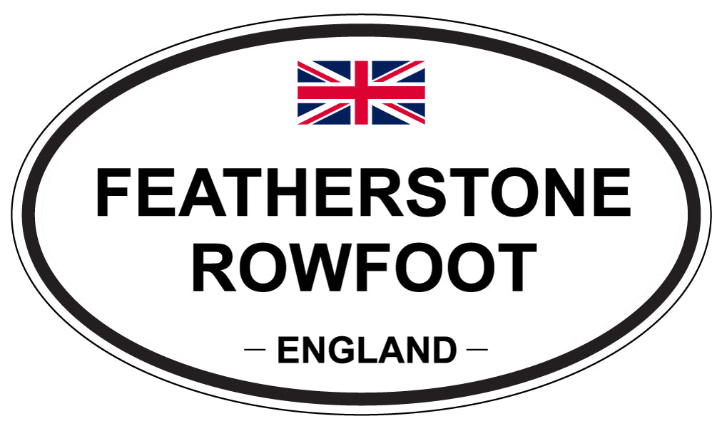 FEATHERSTONE ROWFOOT, England - Oval Magnet